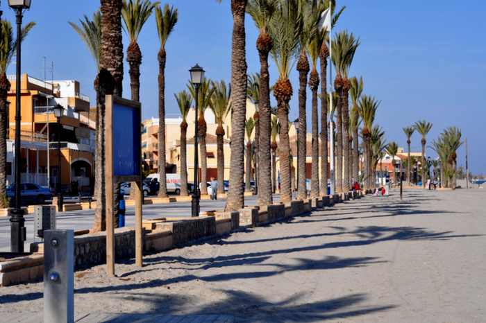 Los Alcázares beaches: Playa Carrión