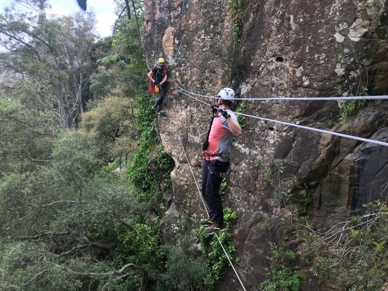 New Via Ferreta overhead adventure trail open in El Colmenar, Málaga