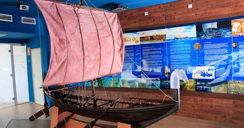 Phoenician boat interpretation centre in Puerto de Mazarron