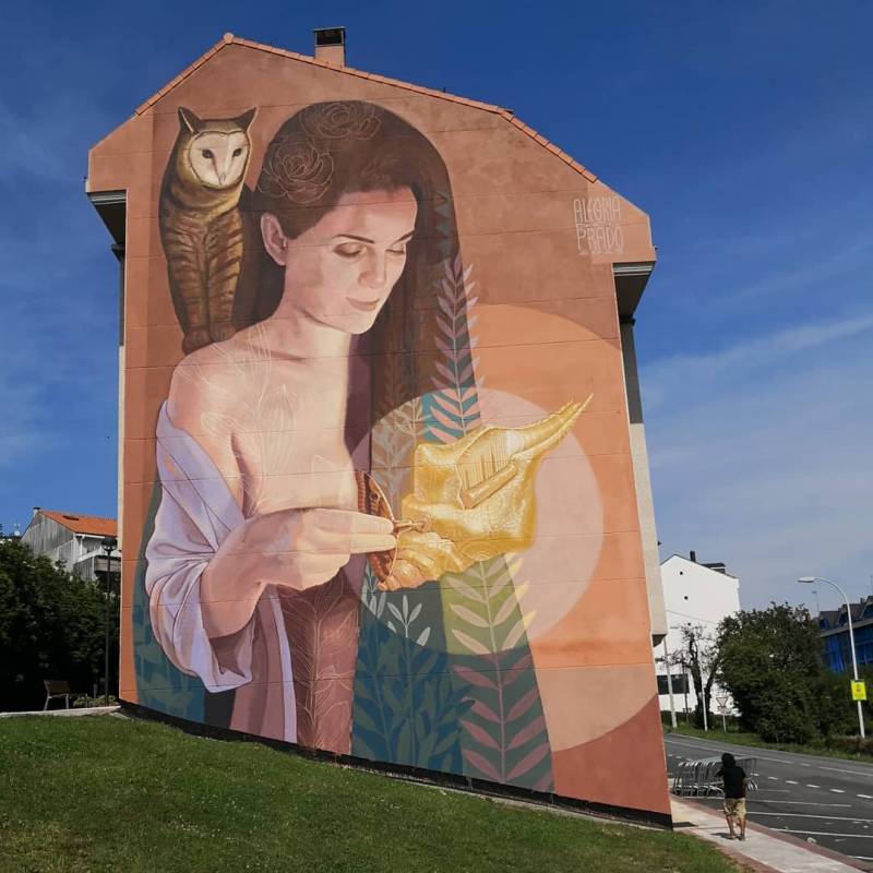 Alternative urban art route in Spain: Discover 7 amazing murals from artists Alegria del Prado