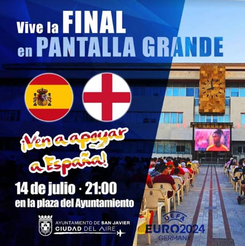 Watch England v Spain in the Euros final: Live in the open air in San Javier