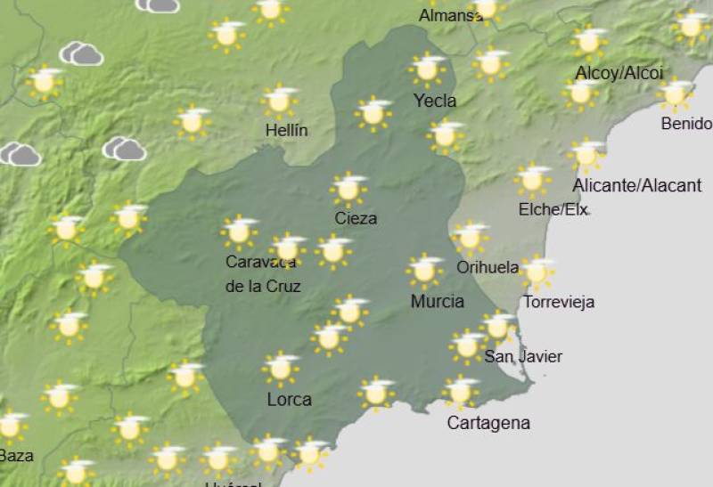 Murcia weekly weather forecast June 2-5: Rainstorms to break the heat, but not for long