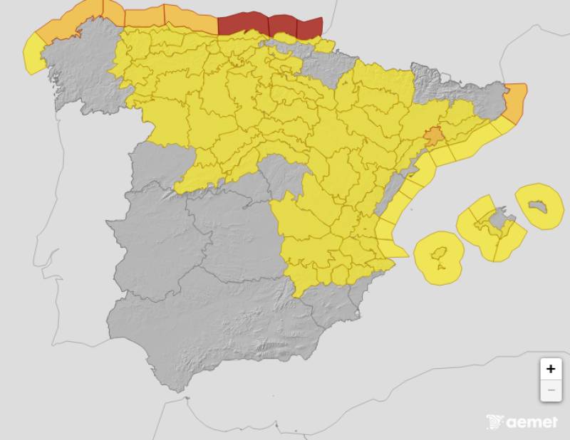 Storm Benjamin is on the way: Spain weather forecast October 23-26
