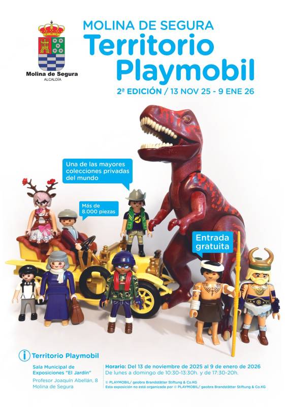 Step into a world of wonder: Giant Playmobil exhibition returns to Molina de Segura
