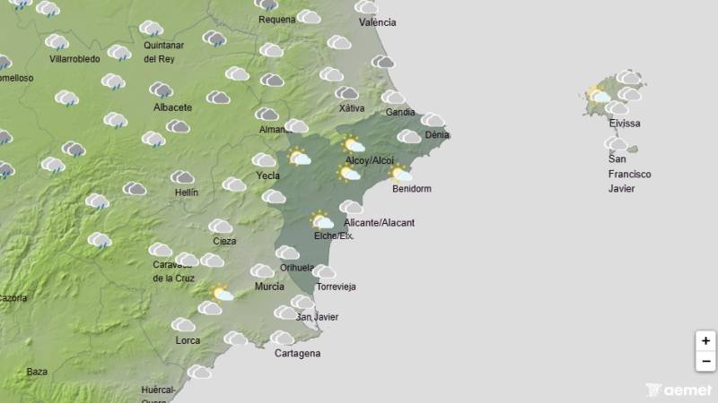 Stormy end to December followed by brighter days: Alicante weather forecast December 29 - January 4