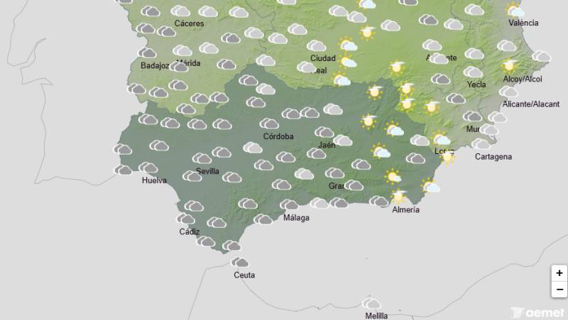Stormy start and end to the week: Andalucía weather forecast December 29 - January 4
