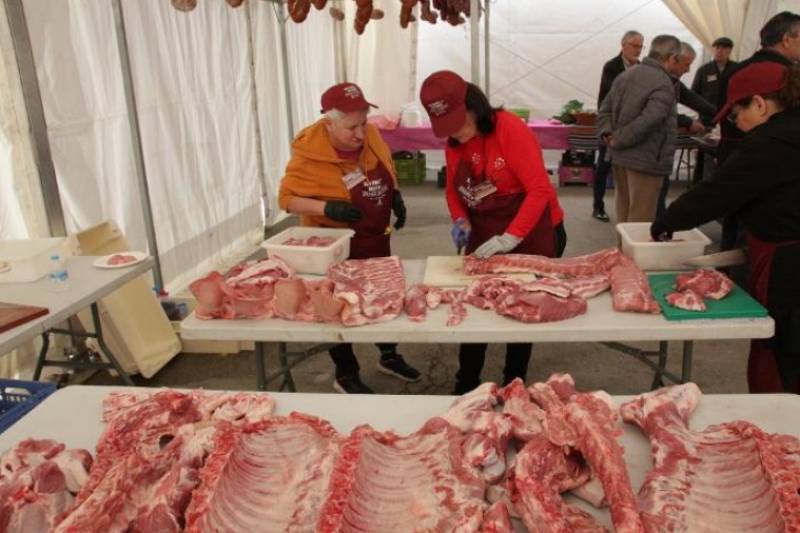 February 7 and 8 Annual Matanza fresh pork festival in Alhama de Murcia