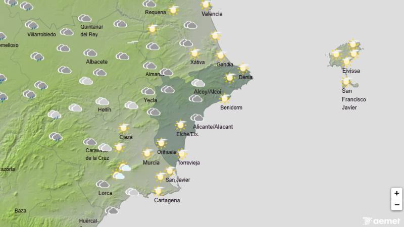 Brighter weather ahead but strong winds remain a concern: Alicante weather forecast February 9-12