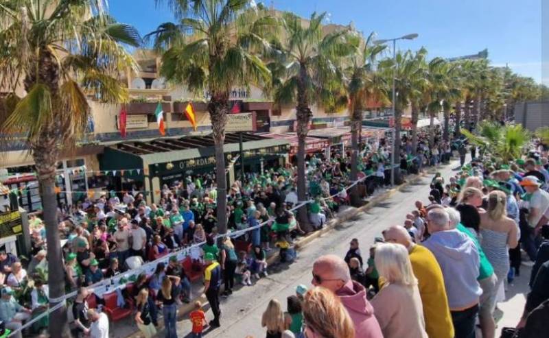 Sunday March 15 Orihuela Costa's famous St Patrick's Day Parade