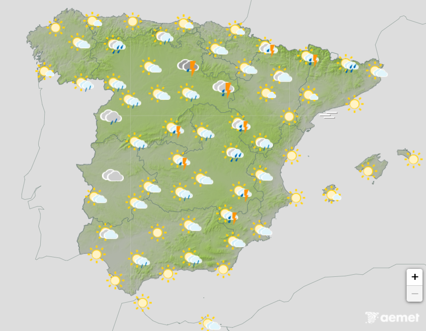 Spain weather forecast June 15-18: Storms and rising heat before real summer arrives