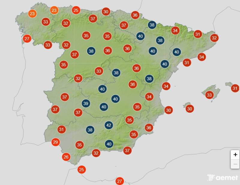 Heatwave peaks before temperatures ease: Spain weather forecast June 22-25