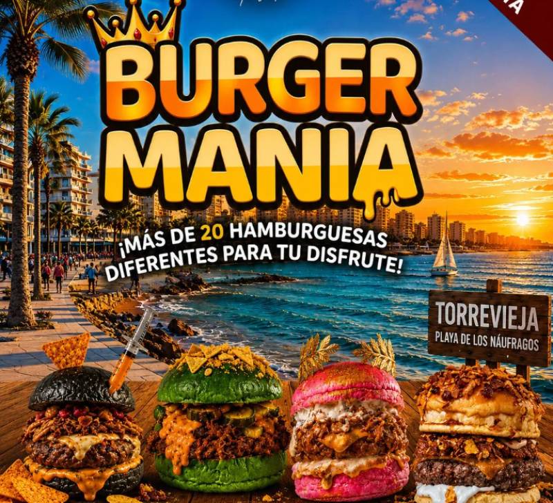 July 3-12 Burger Mania, the burger championship, arrives in Torrevieja