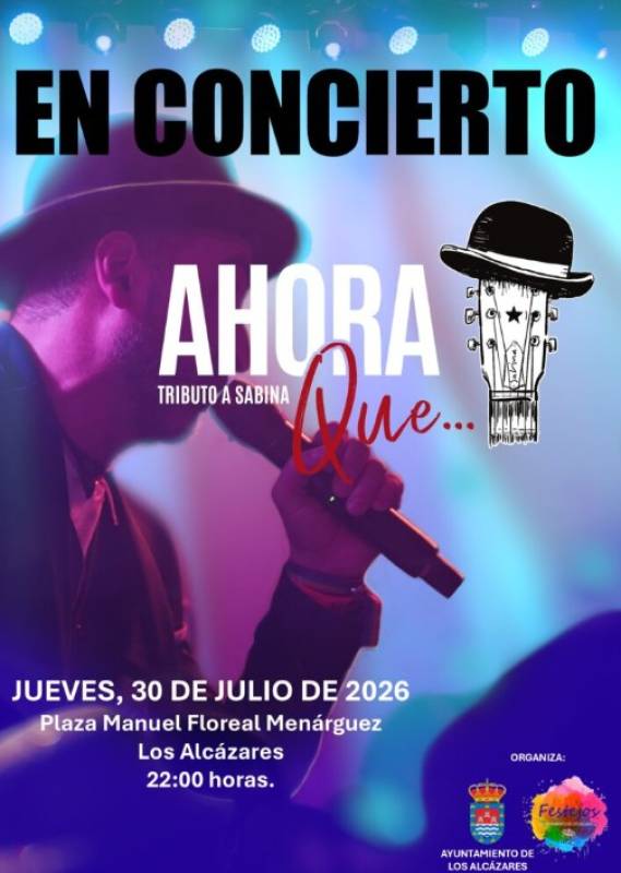 July 30 Joaquín Sabina musical tribute in Los Alcázares
