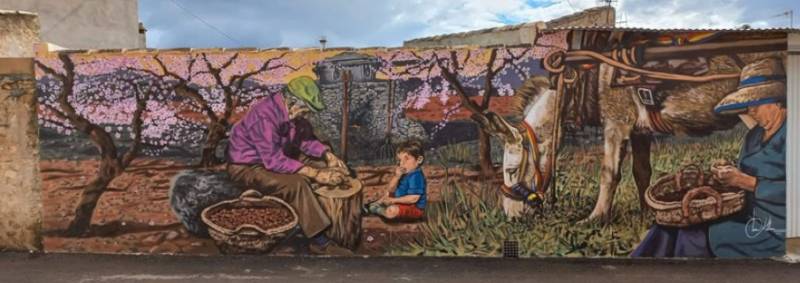 Rural murals in the villages and outlying districts of Lorca!