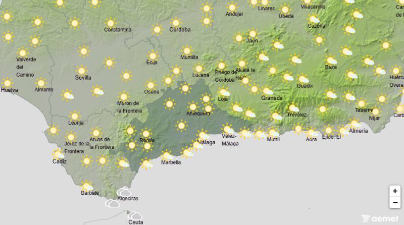 Rising temperatures, Saharan dust and storms: Andalucia weather forecast August 31-September 3