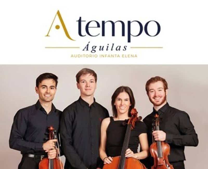 November 14 The Schubert Quartet perform piano works by Schumann and Brahms in Águilas