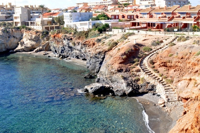 Cartagena beaches: Cala del Muerto in Cabo de Palos